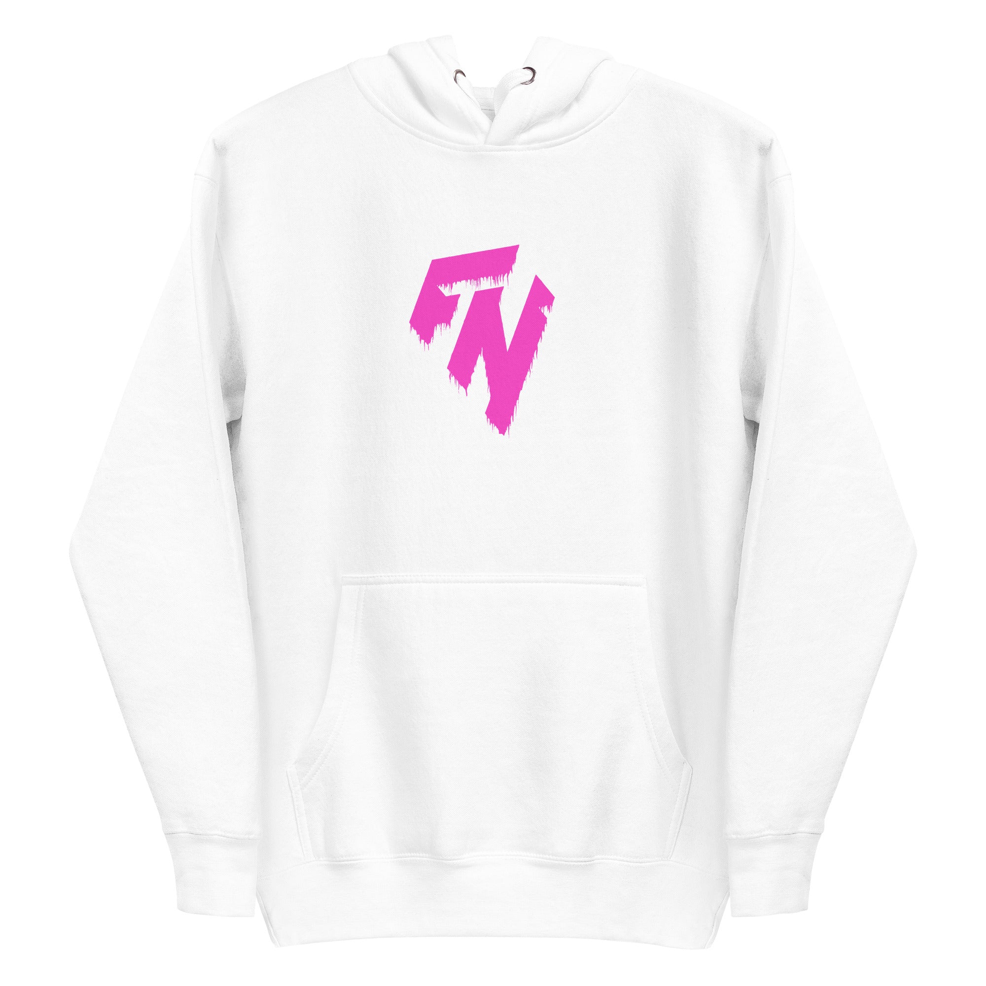 Valkoinen huppari FN-logolla | White hoodie with FN-logo
