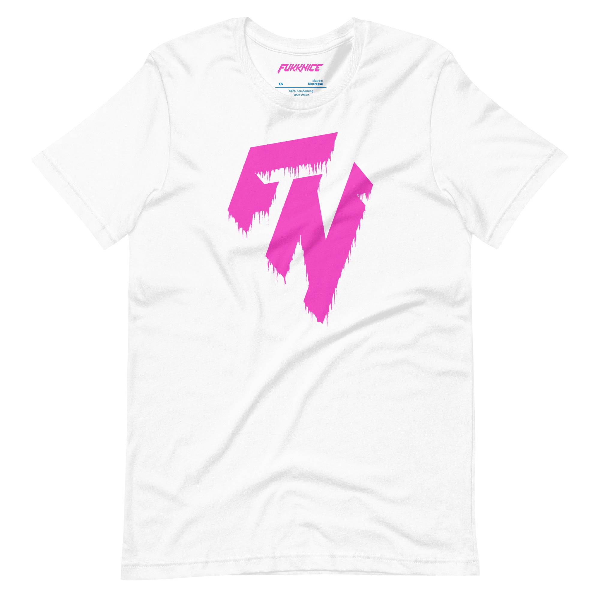 Valkoinen t-paita FN-logolla | Unisex white t-shirt